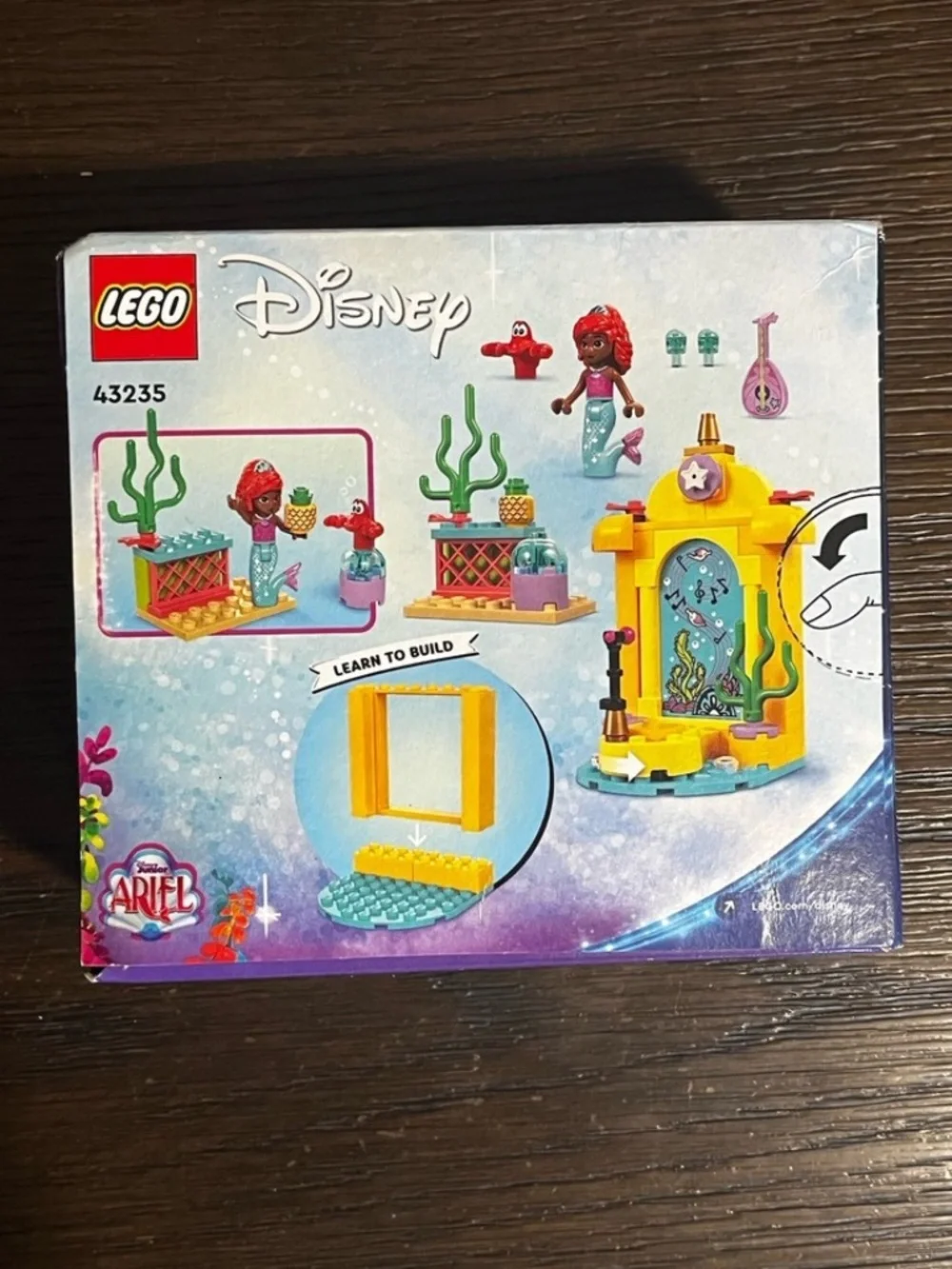 LEGO Disney Princess Ariel's Music Stage, Disney Princess Toy 43235 NEW